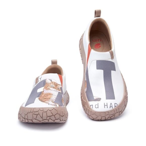 UIN Men's Walking Shoes Slip On Casual Sneaker Toledo (HAPPY FAT CAT TOLEDO IV) - Picture 10 of 11